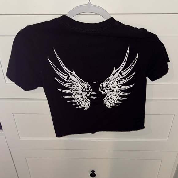 Tilly's Black 'Free Soul' Short Sleeve Tee - Picture 2 of 2